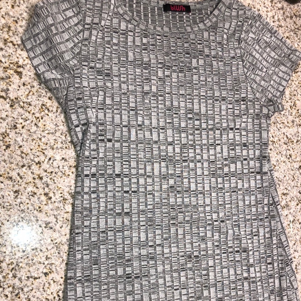 Grey pattern shirt